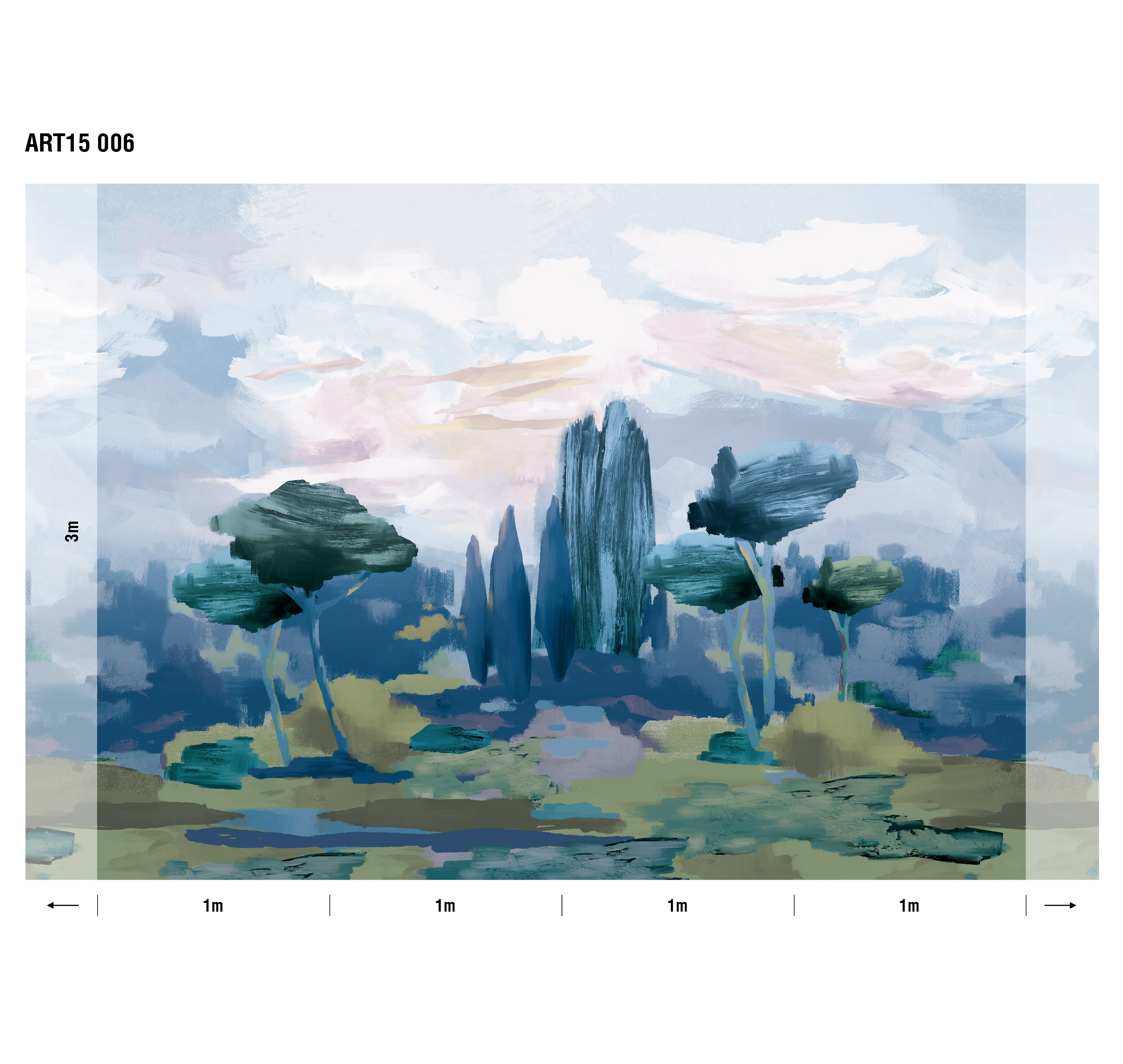 Панно Loymina Пейзаж 2 Средиземноморье ART15 006 3×4